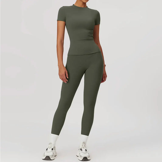 2PCS Workout Set Fitness Running Sportwear