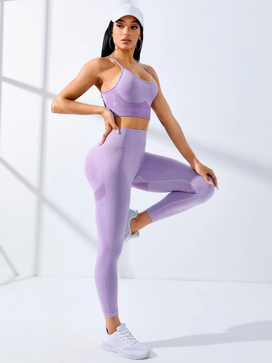 2/Pcs Seamless Workout Outfits