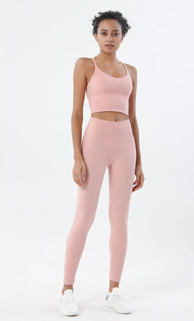 Sports Bra and Leggings Two Piece Sets