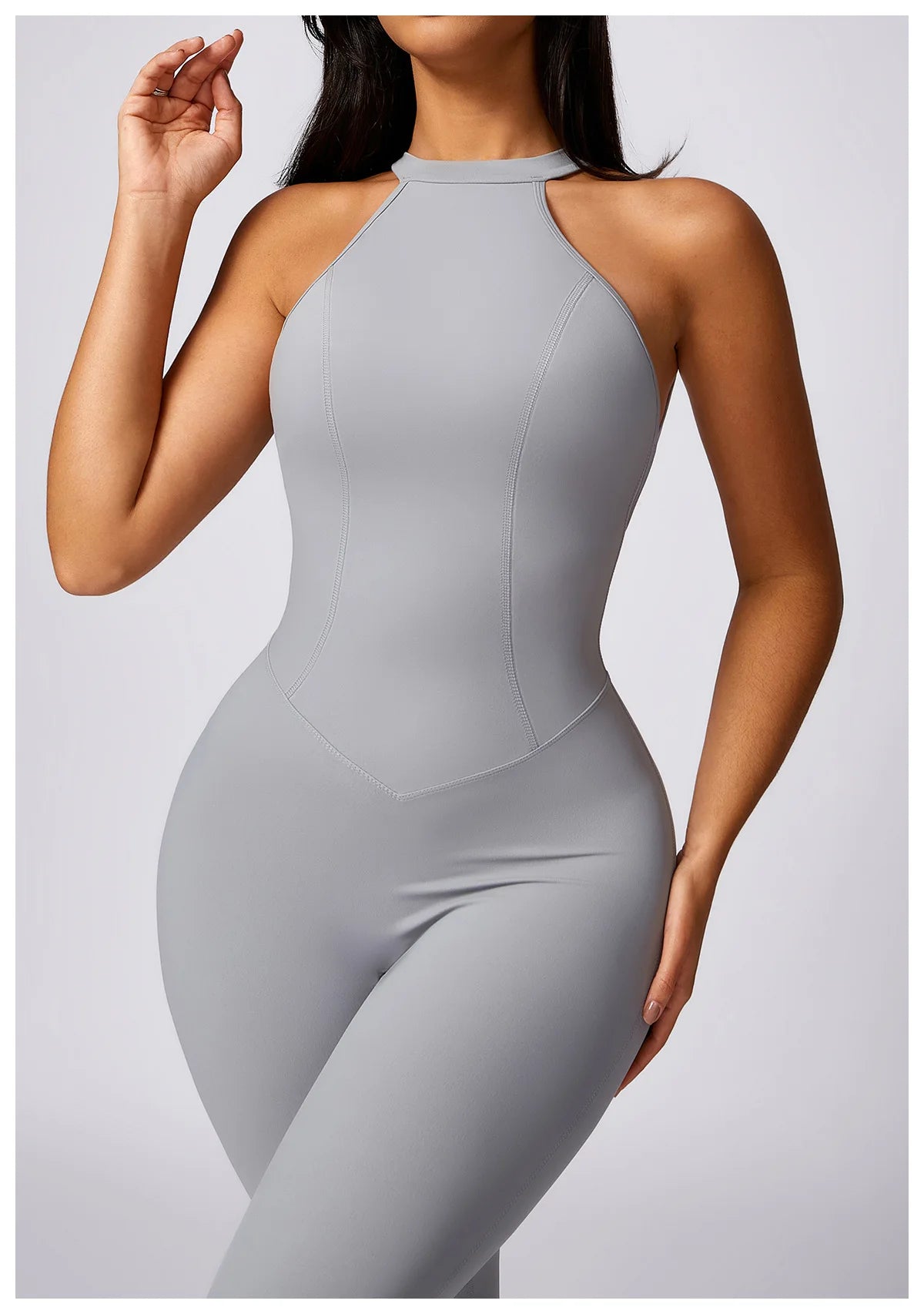 Romper Backless Set Workout Jumpsuit Fitness Bodysuit