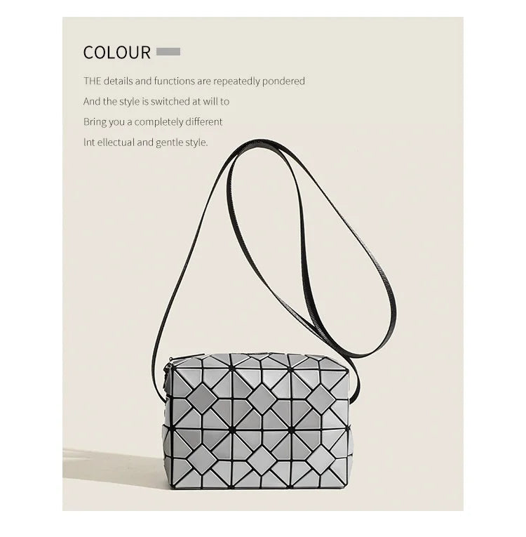 New 2024 Geometric Bags Women Geometry Handbag Fashion Shoulder Crossbody Bags For Lady Luxury Leater Brand Bags Designer sac