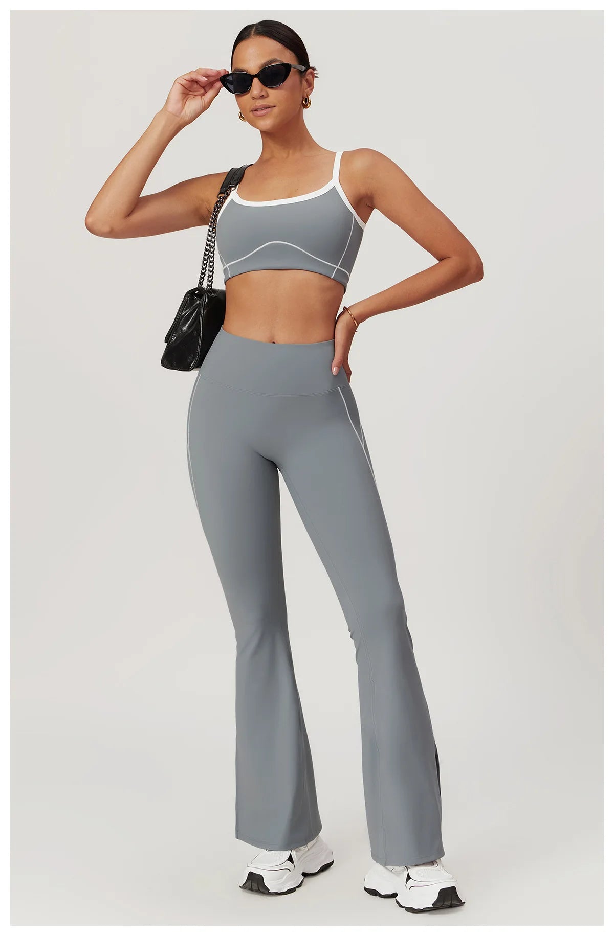 2PCS Yoga Set Women Clothes Workout Set Sportswear Gym Clothing