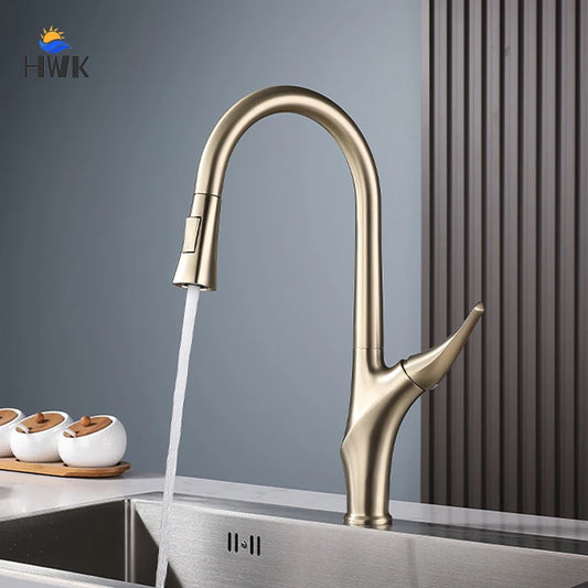 Brushed Pull Out Kitchen Faucet