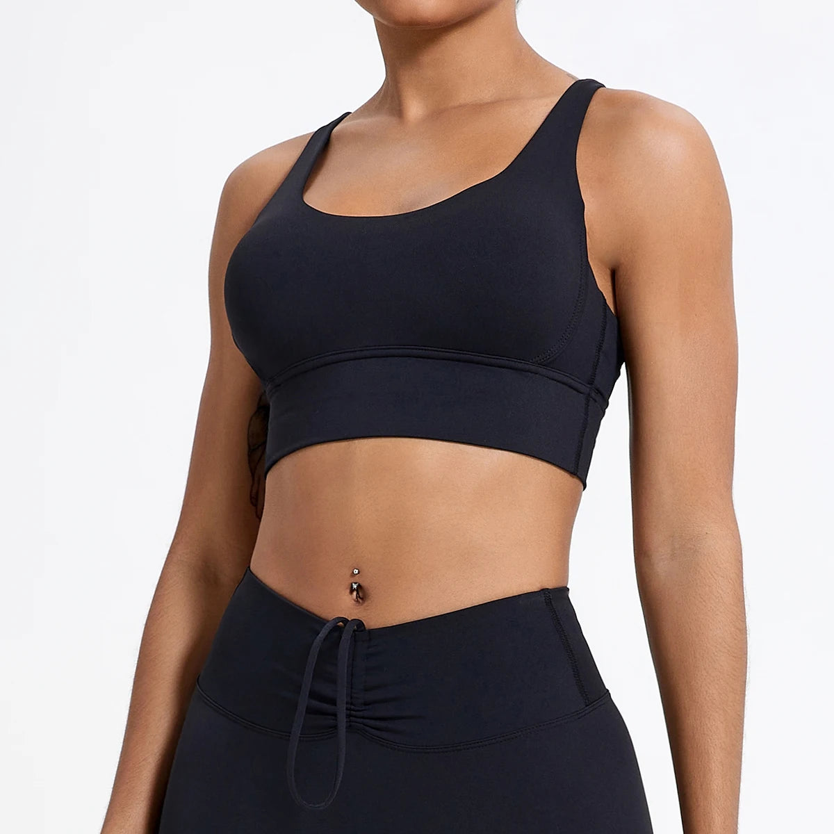 Push up Sports Bra Gym Top Women Yoga Clothing Cross Back Yoga Bra Women Running Fitness Crop Top Shockproof Workout Brassiere