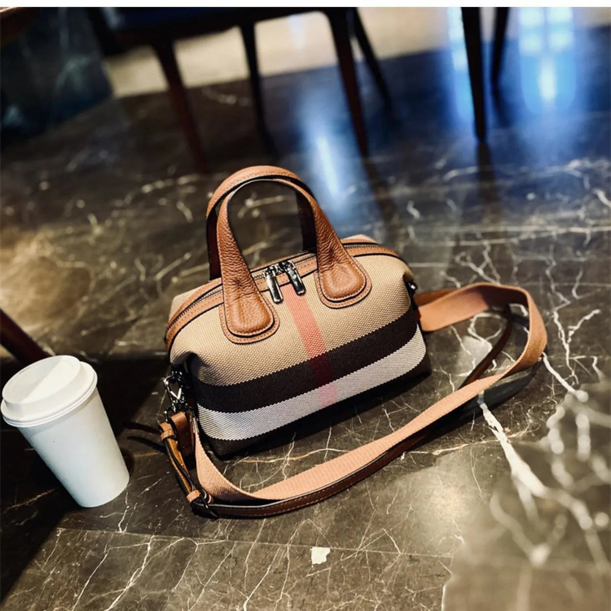 Luxury Brand Designer HandBag 2023 New Women Bag High Capacity Broadband Crossbody Bag Female Casual Fashion Trends Handbag