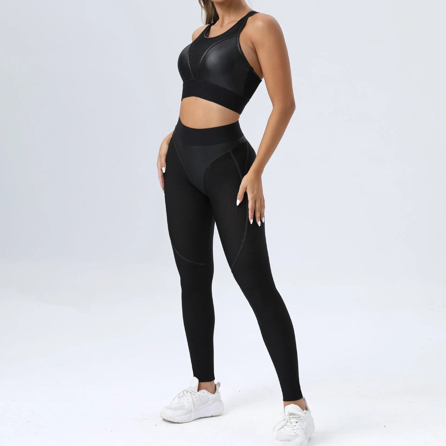 Fitness Sexy Sports Suit Women Yoga Set 2 Pieces