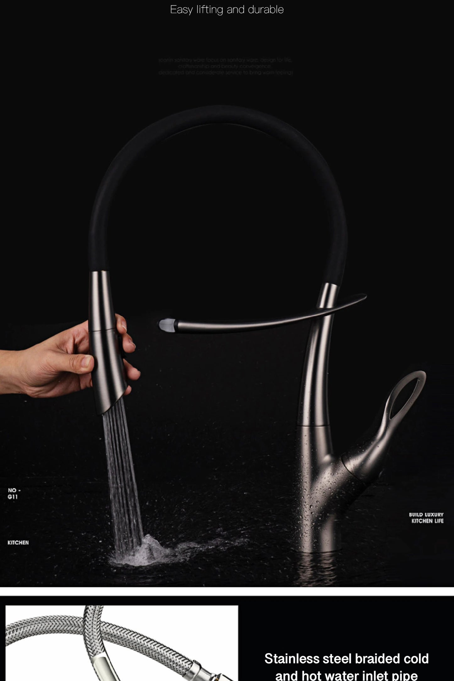 Luxury suction Pull-out design