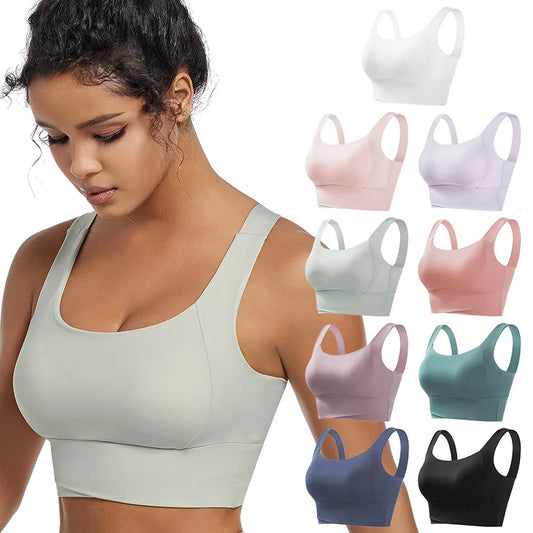 Sports Yoga Bra Nylon Soft Stretchy