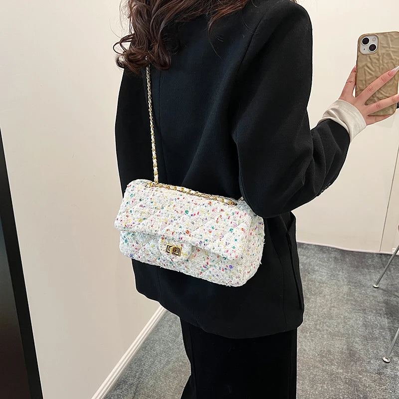 High Quality Women Small Canvas Shoulder Bag Designer Ladies Crossbody Bags for Women Casual Female Handbags Messenger Bag New