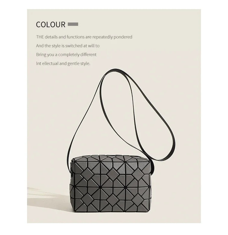 New 2024 Geometric Bags Women Geometry Handbag Fashion Shoulder Crossbody Bags For Lady Luxury Leater Brand Bags Designer sac