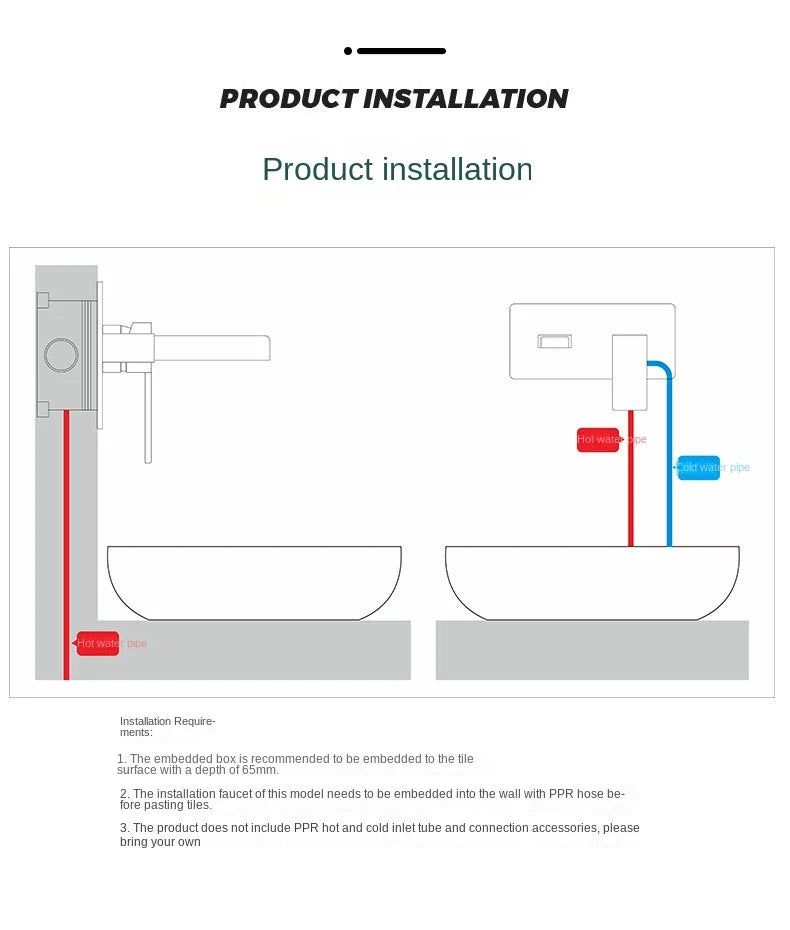 Gray Brass Bathroom Faucet Hidden Intelligent Digital Display Design Single Handle 2 Hole Cold &Hot Dual-control Basin Faucet