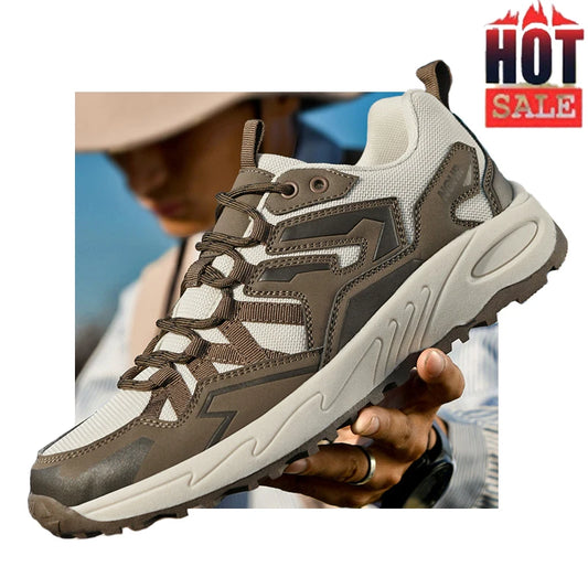 HIGH Quality Outdoor Shoes for Men Anti-slip Wear-resistant Casual Sneakers Mens Hiking Trekking Walking Sports Shoes Size 39-47