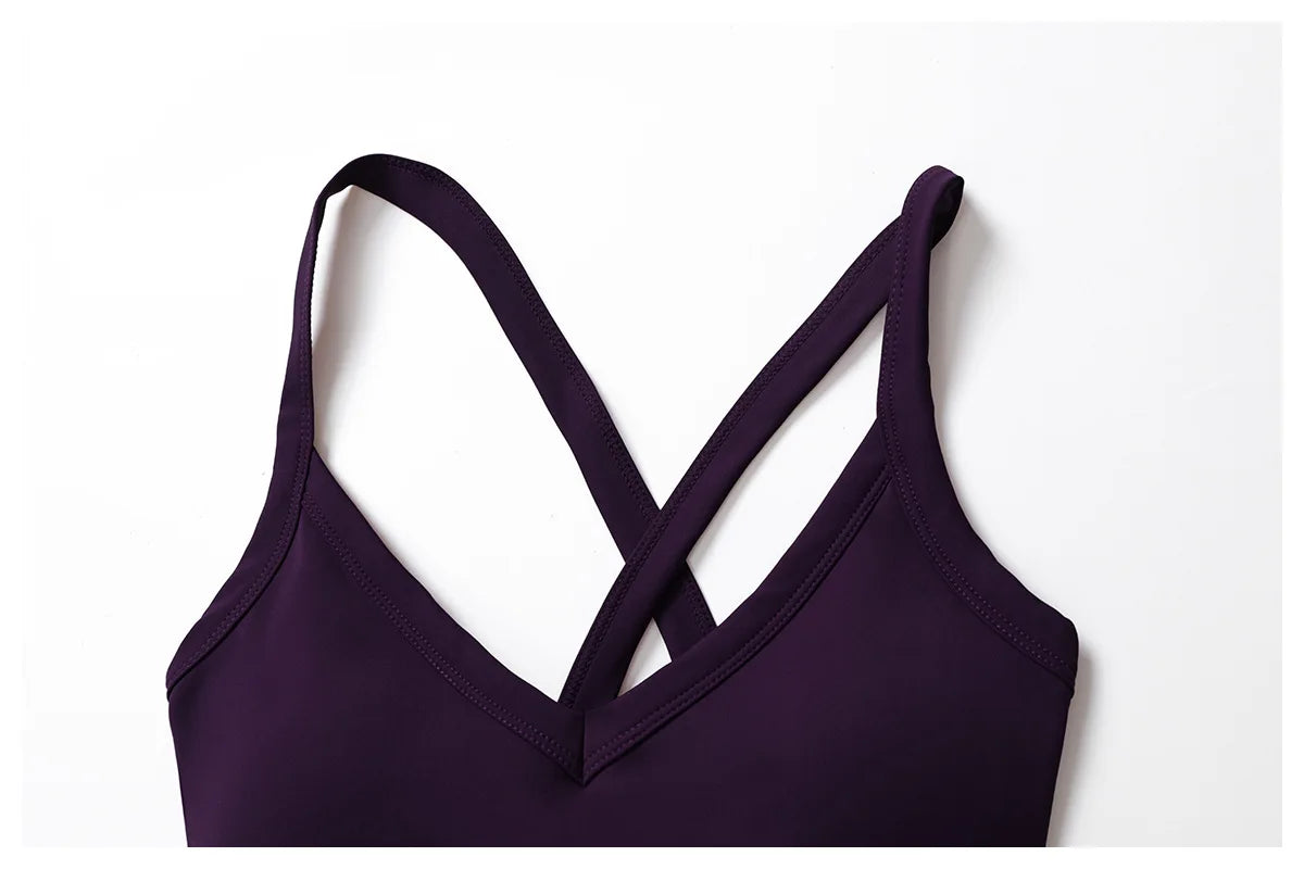 Yoga Boilersuit Sleeveless Women's Sportswear Gym Jumpsuits Workout Clothes