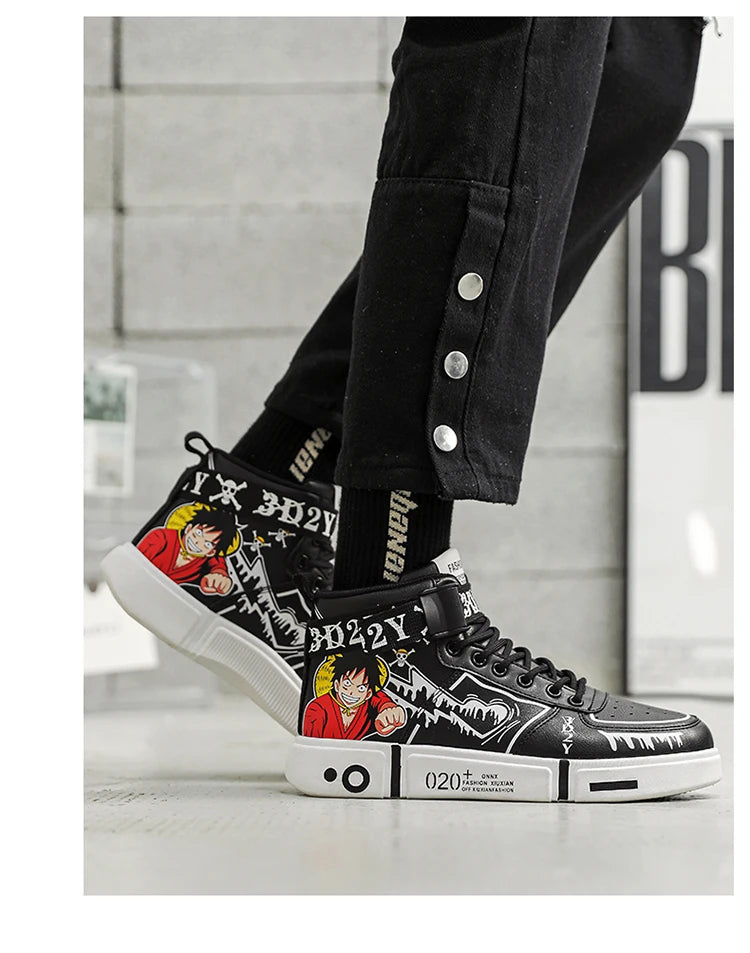 Men's Shoes 2024 New High Top Casual Board Shoes Student Fashion Couple Shoes Running Luxury Designer Sneakers Men