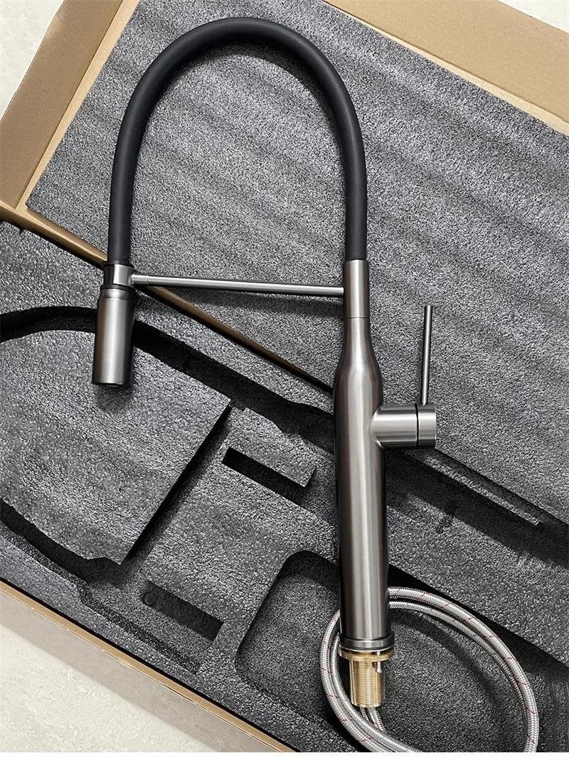 Gun Grey Kitchen Mixer Tap