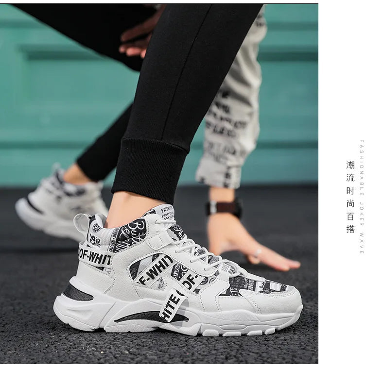 Fashion Platform Men Sport Shoes Casual Sneakers Couple Outdoor Breathable Lightweight  Running Shoes Women Tennis Shoes