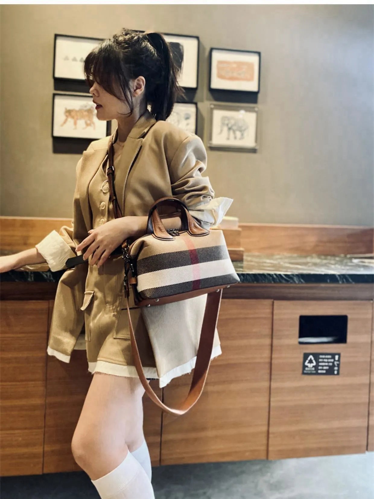 Luxury Brand Designer HandBag 2023 New Women Bag High Capacity Broadband Crossbody Bag Female Casual Fashion Trends Handbag