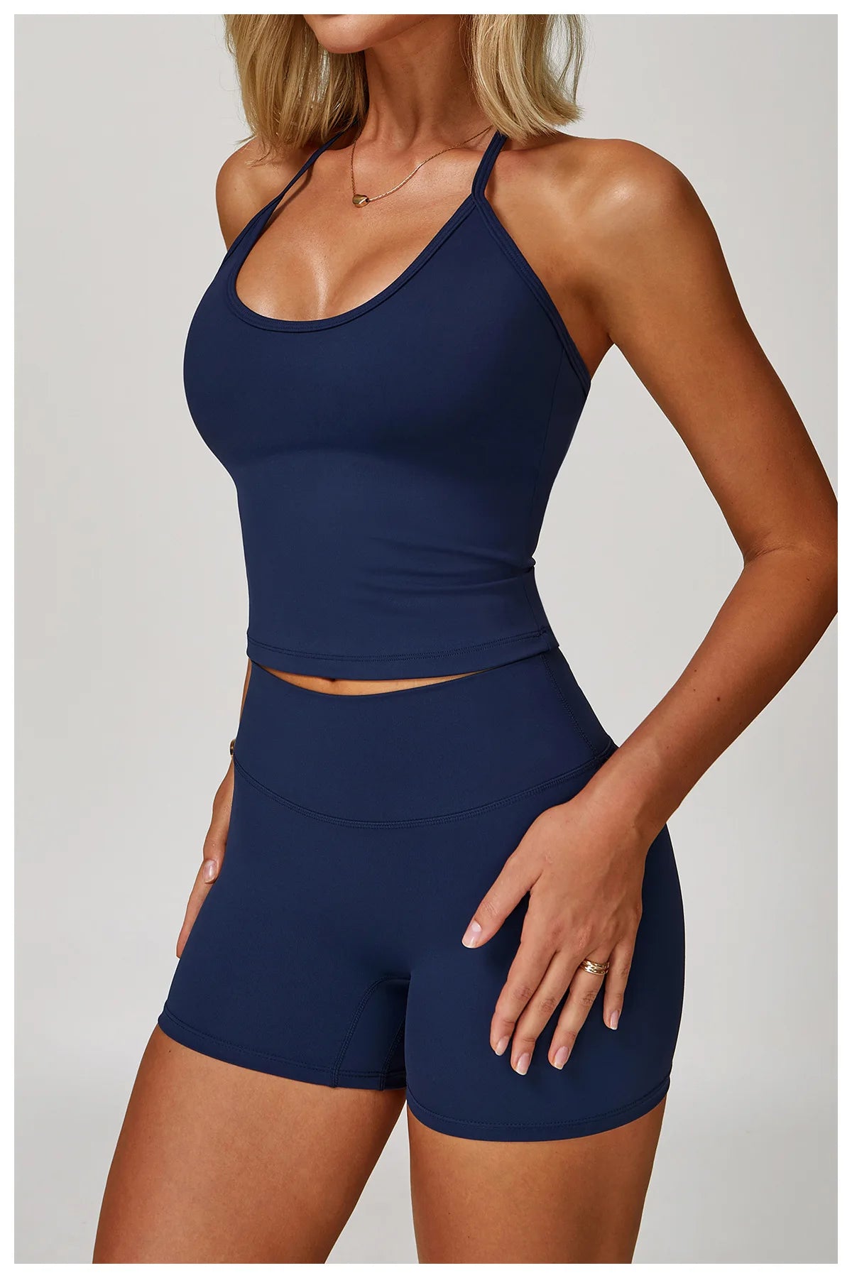 Yoga Clothes Set 2PCS Gym Sports Shorts Set Women Sport Bra