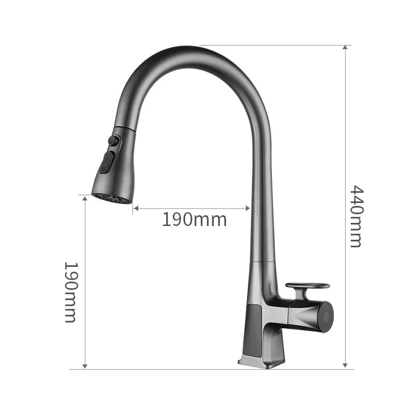 Smart Sensor Pull Out Kitchen Faucet