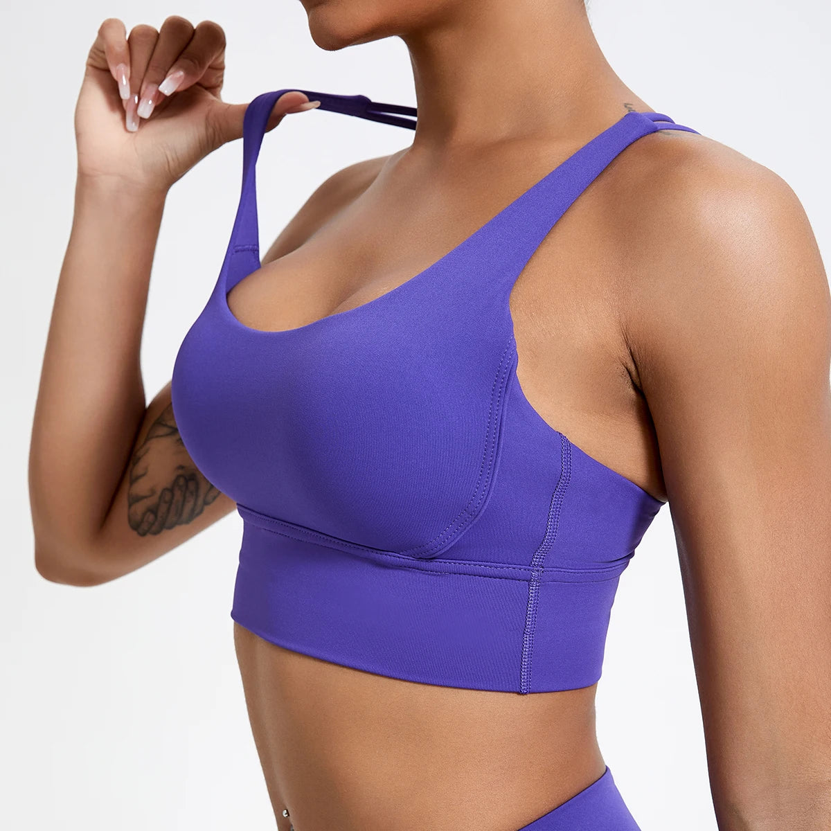 Push up Sports Bra Gym Top Women Yoga Clothing Cross Back Yoga Bra Women Running Fitness Crop Top Shockproof Workout Brassiere