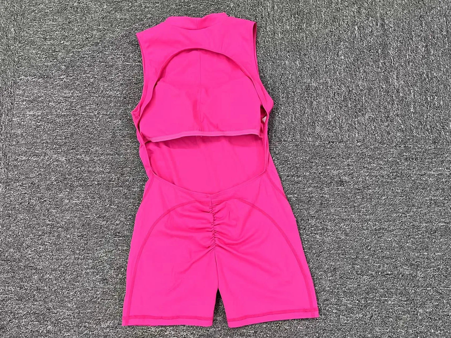 Backless Jumpsuit Women's Yoga Suit Short Sports