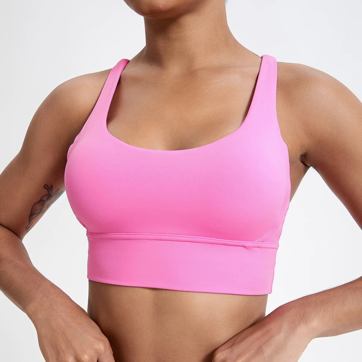 Push up Sports Bra Gym Top Women Yoga Clothing Cross Back Yoga Bra Women Running Fitness Crop Top Shockproof Workout Brassiere