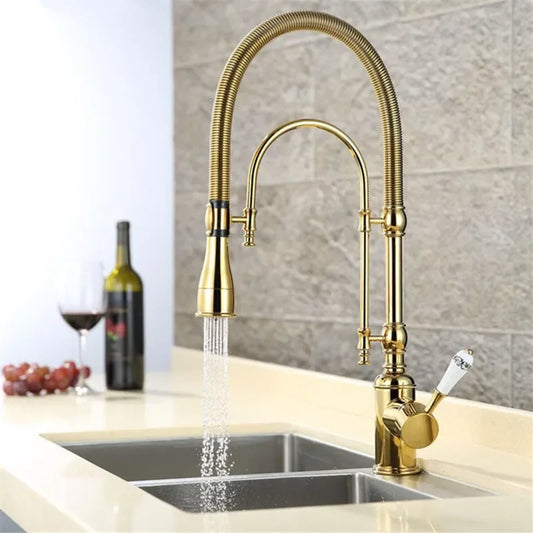 Kitchen Sink Mixer Faucets Brass