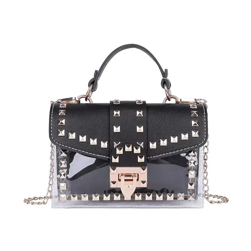 Brand Women Studded Graffiti Crossbody Bags Fashion Shoulder Bag For Ladies Female Luxury Designer Handbags 2023 High Quality