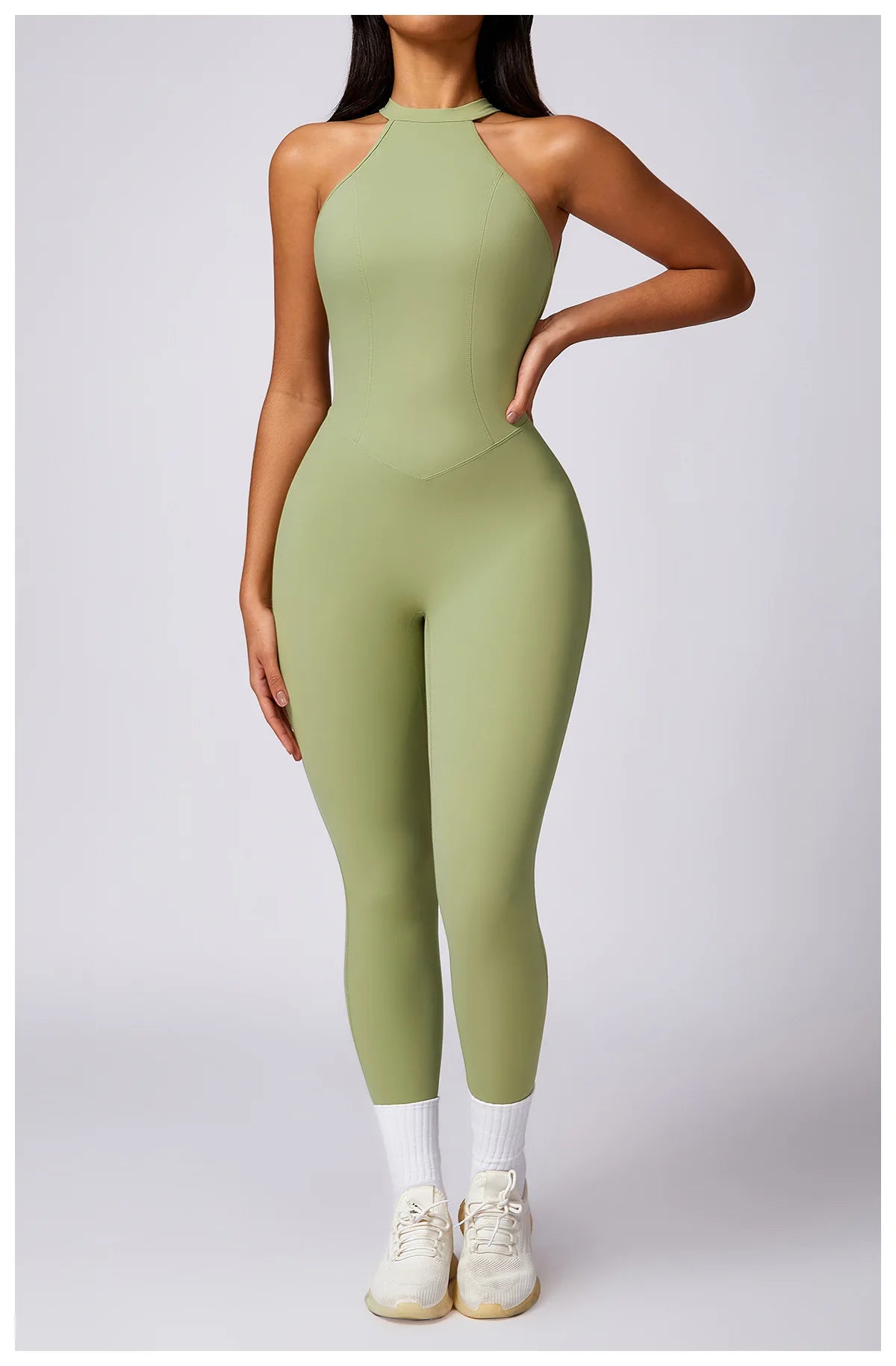 Romper Backless Set Workout Jumpsuit Fitness Bodysuit