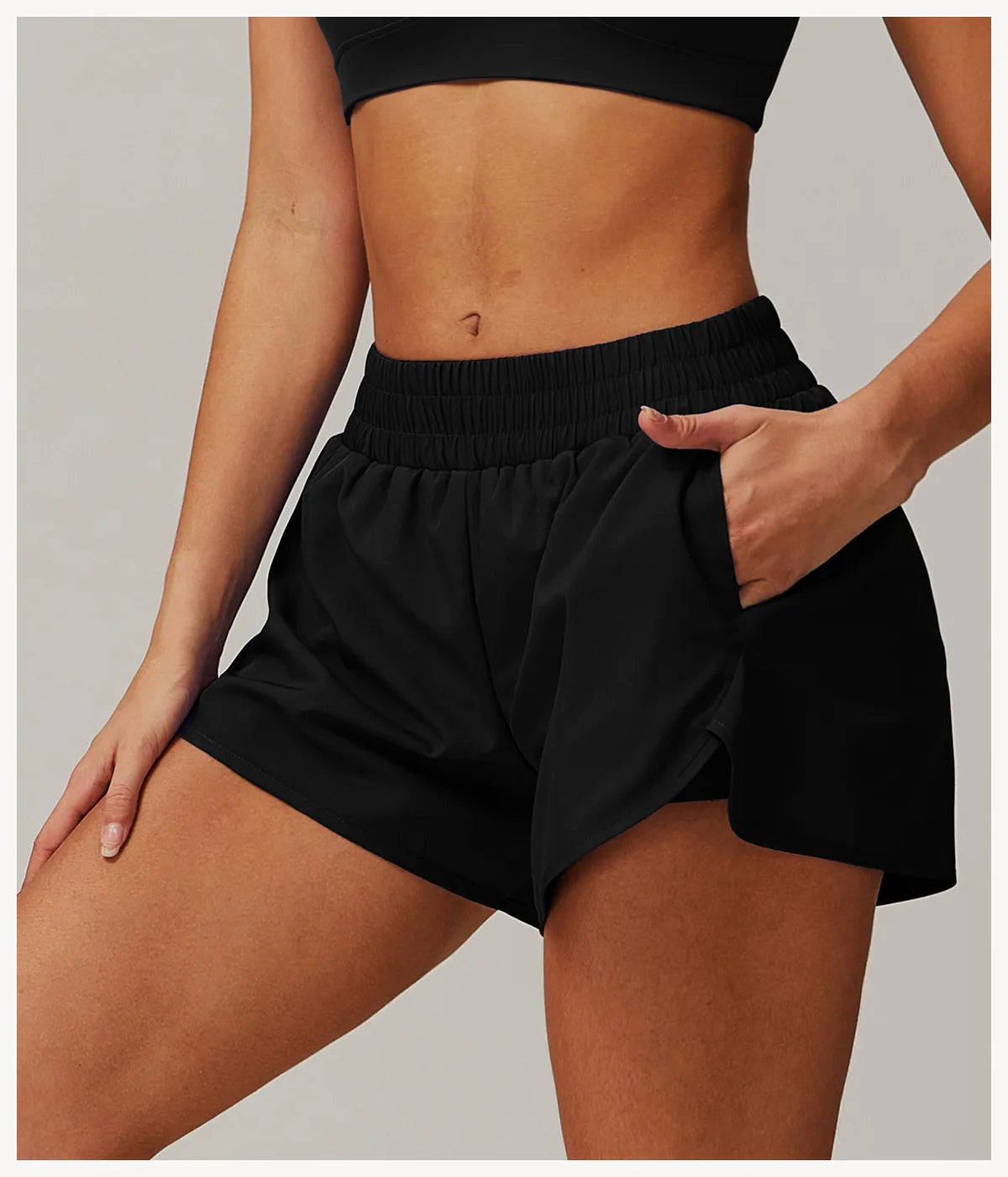 Yoga Shorts with pockets Women Fitness Elastic Cycling Running Workout Short Leggings Ladies Gym Sport Shorts Fitness Sportwear