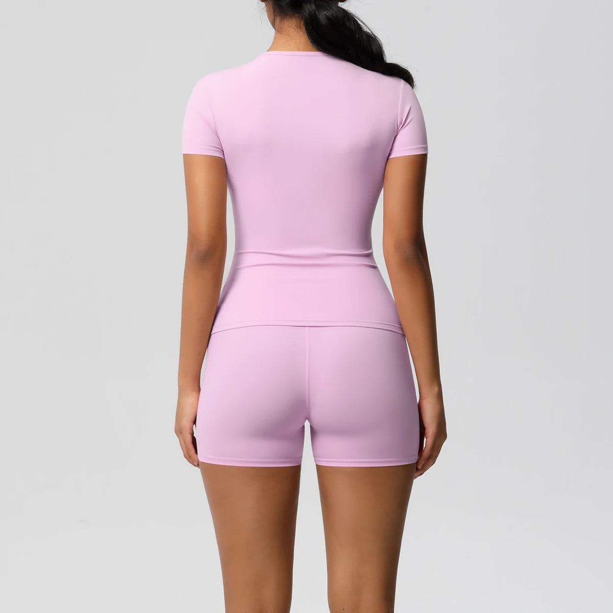 Workout Sportswear 2Pcs Yoga Shirt Push Up Workout Clothes