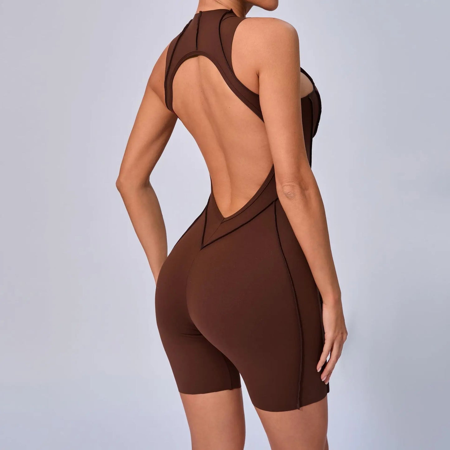 V Back Scrunch Sports Suit Women Gym