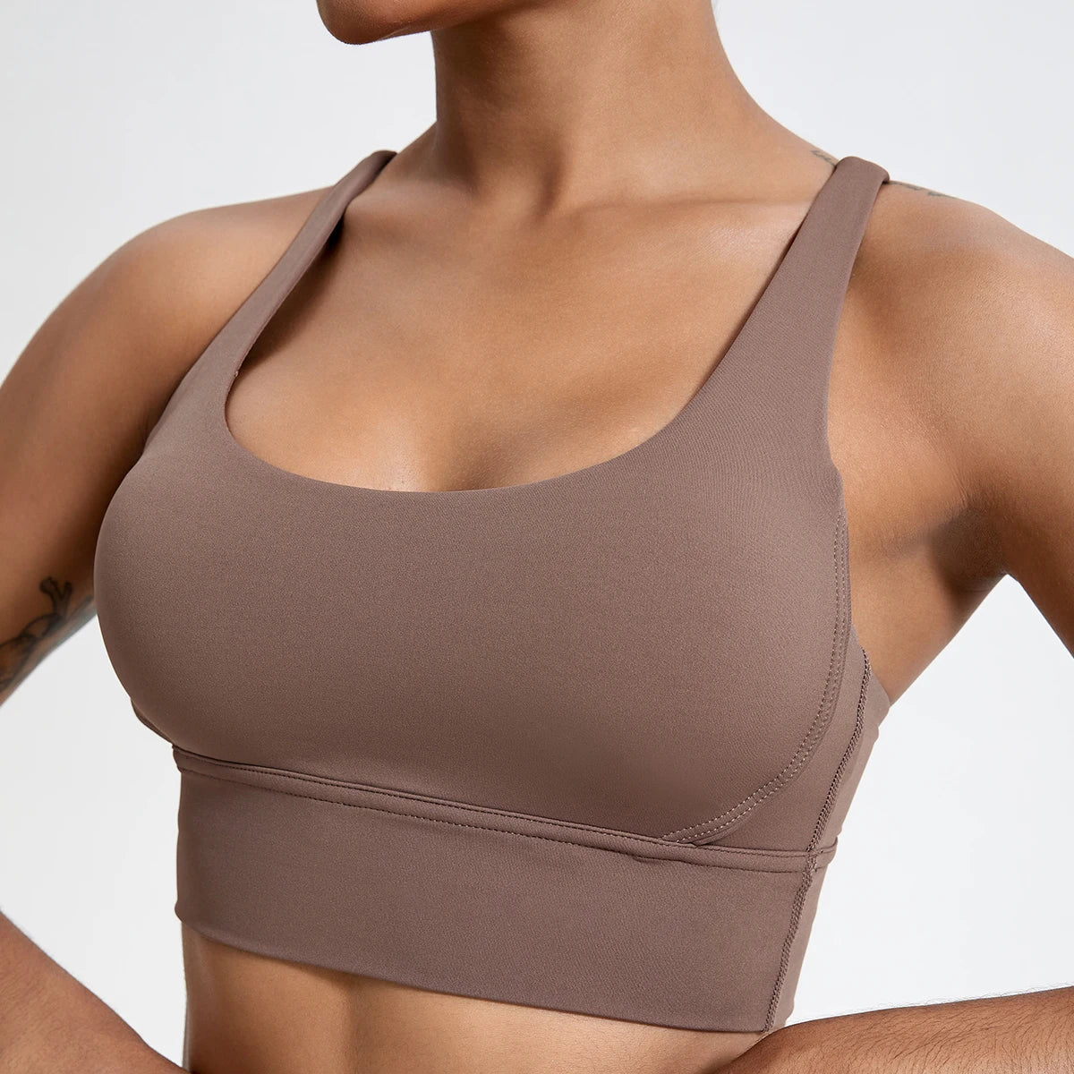Push up Sports Bra Gym Top Women Yoga Clothing Cross Back Yoga Bra Women Running Fitness Crop Top Shockproof Workout Brassiere