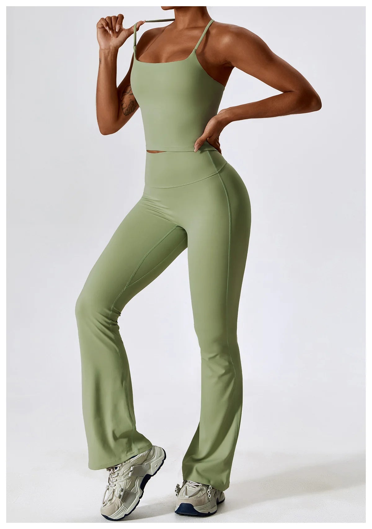 Yoga Set 2PCS Seamless Women Sportswear Workout Clothes Athletic Wear