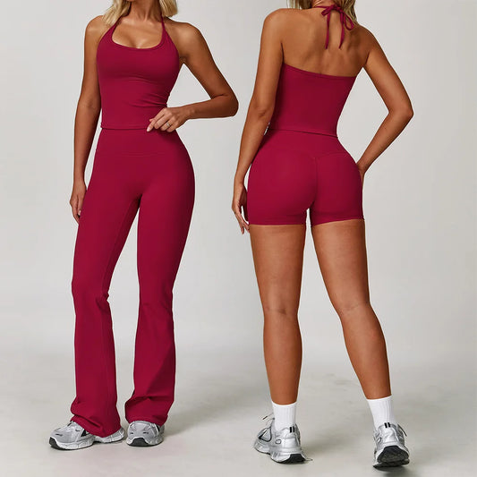 Yoga Clothes Set 2PCS Gym Sports Shorts Set Women Sport Bra