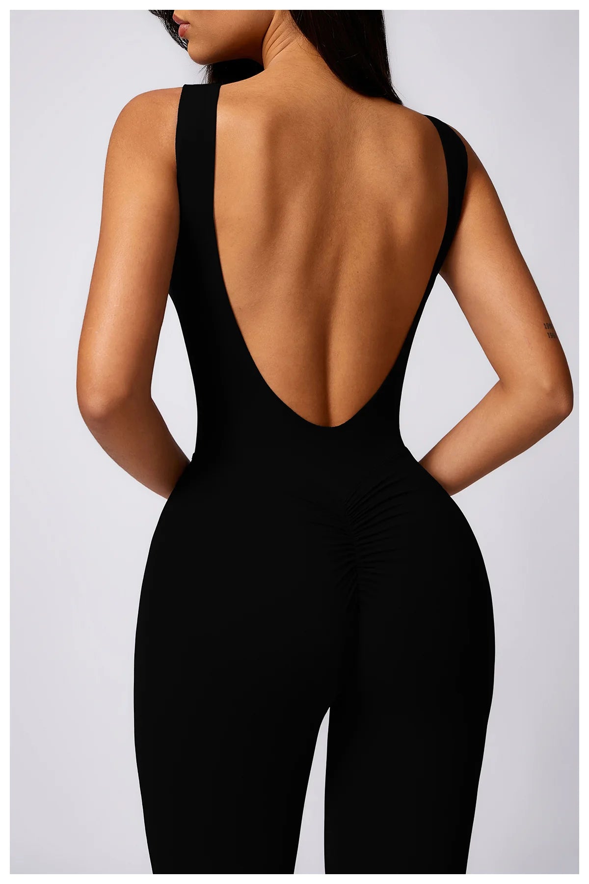 Scrunch Butt Jumpsuit Gym Set