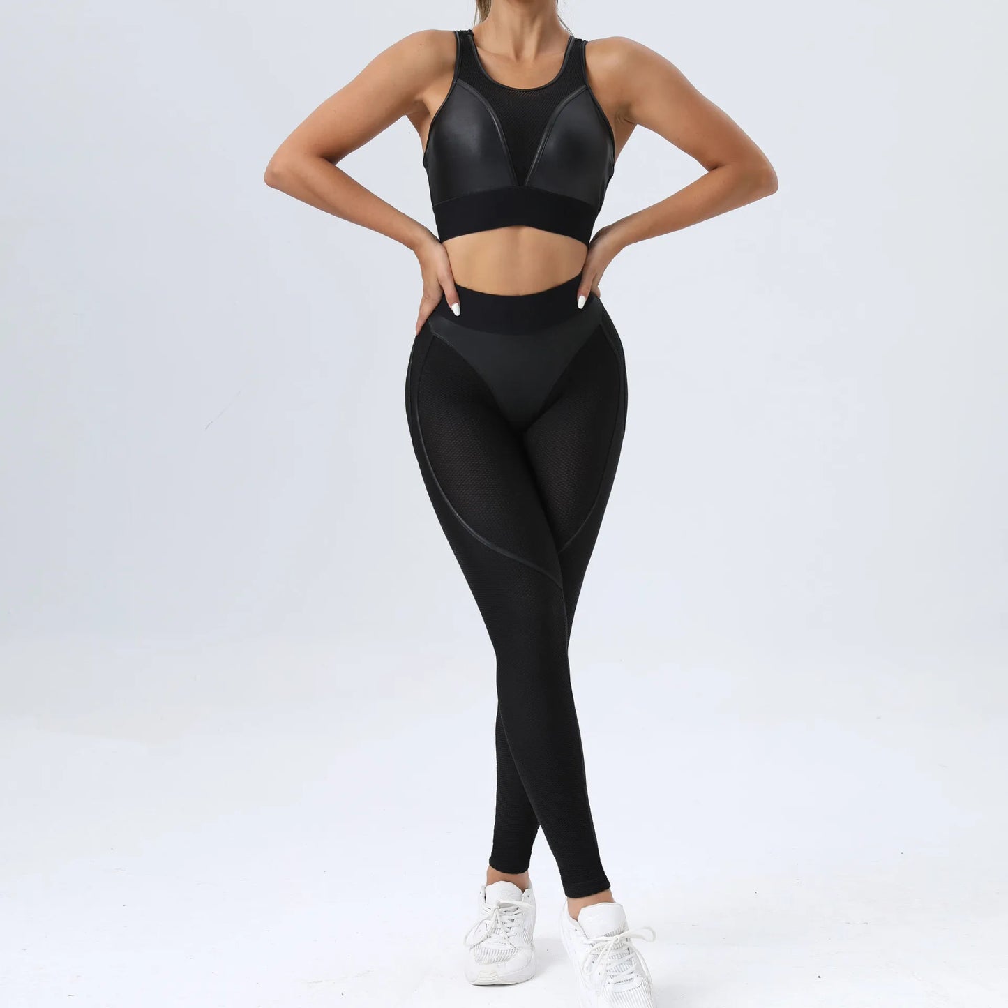 Fitness Sexy Sports Suit Women Yoga Set 2 Pieces