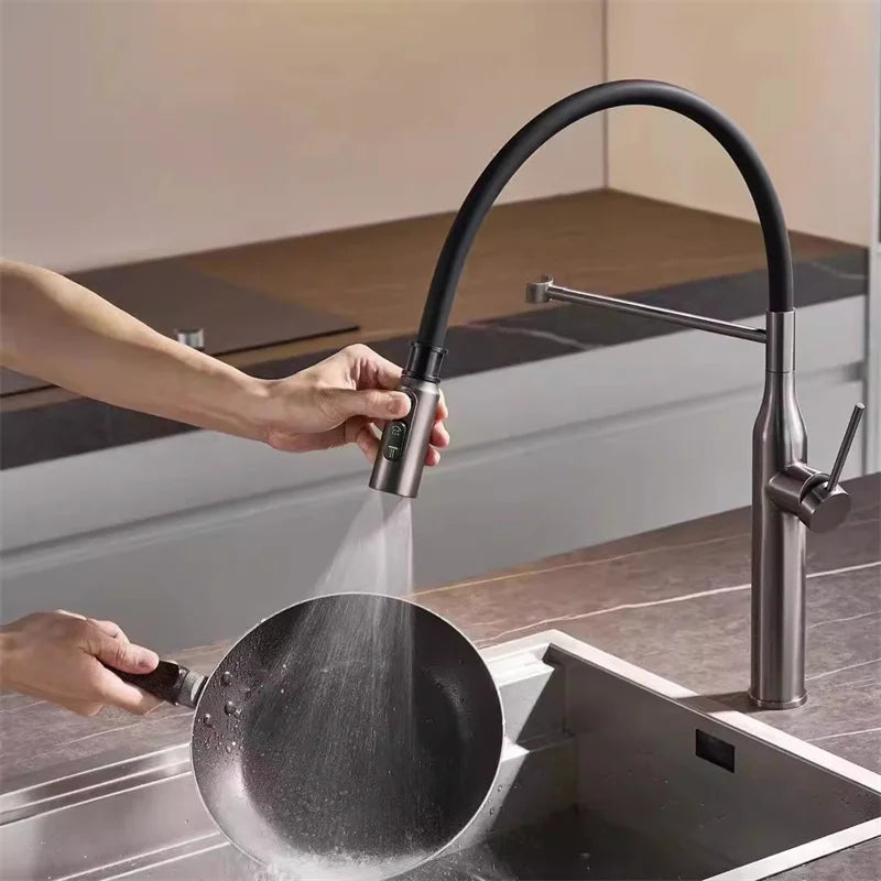 Gun Grey Kitchen Mixer Tap