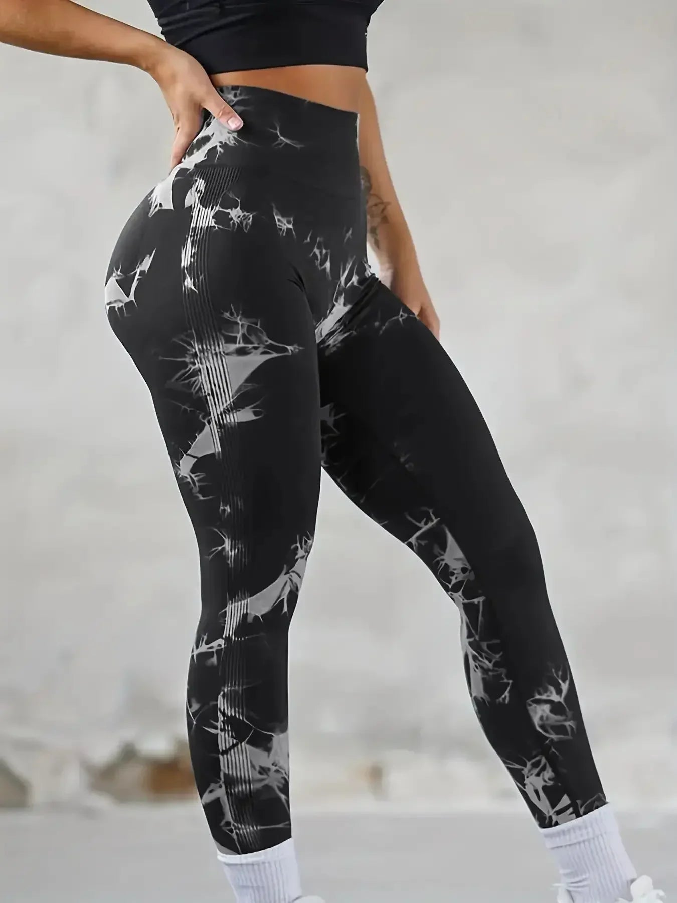 Tie-Dye Seamless Yoga Pants