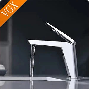 VGX Concealed Bathroom Faucets Embedded Cartridge Basin Mixer Sink Faucet Gourmet Washbasin Tapware Hot Cold Water Tap Brass