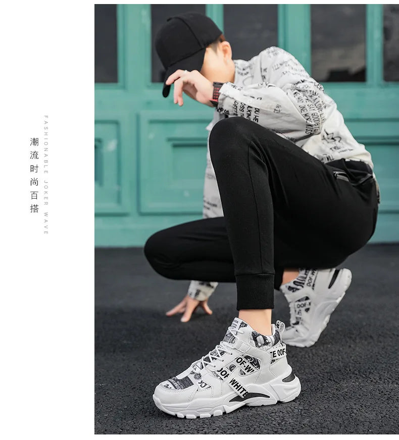 Fashion Platform Men Sport Shoes Casual Sneakers Couple Outdoor Breathable Lightweight  Running Shoes Women Tennis Shoes