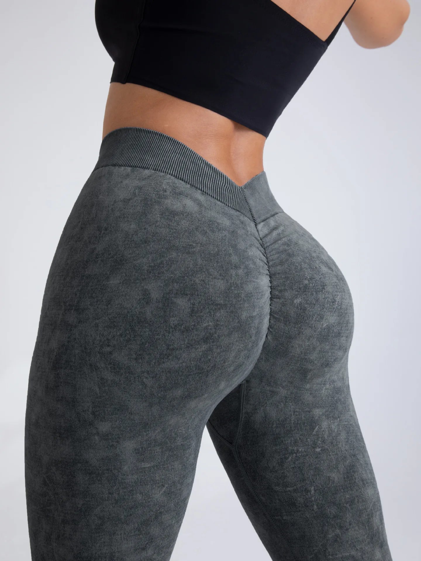 Women V Back Leggings