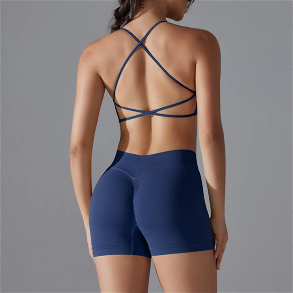 Cross Strap Sports Bra