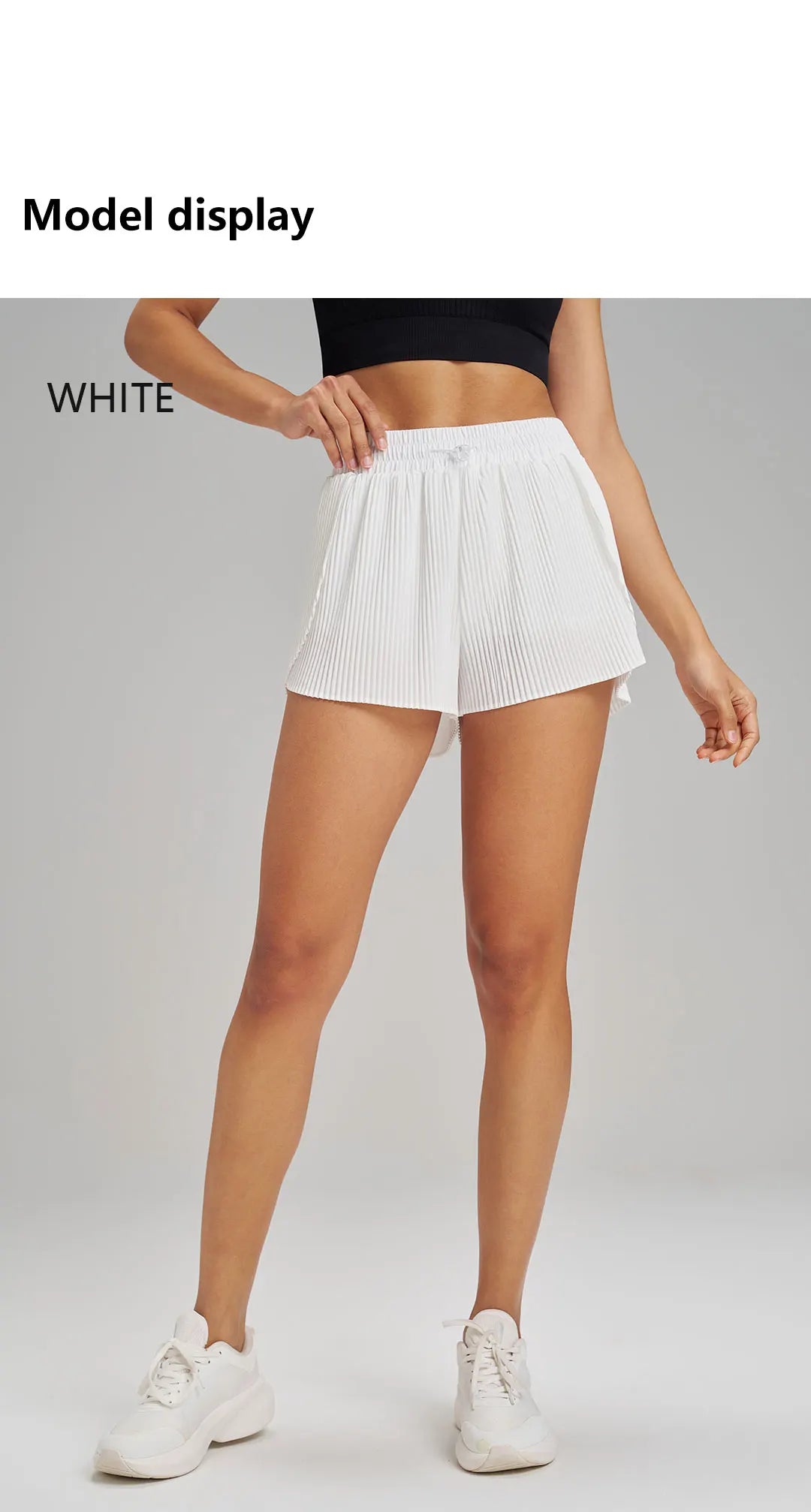 Sports Outdoor Fitness Yoga Shorts Fake Two Pieces Pleated Skirt Pants Breathable Quick Dry Three Point Pants Yoga Skirt