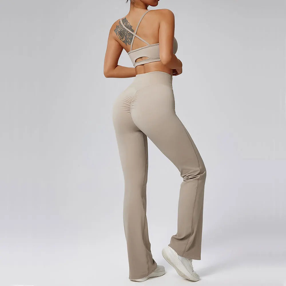 Women Tracksuit 2PCS Yoga Set Workout Clothes