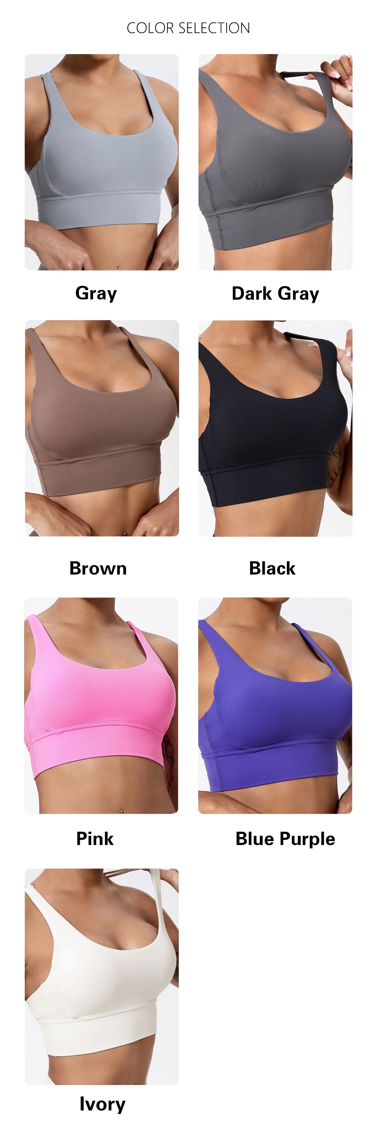 Push up Sports Bra Gym Top Women Yoga Clothing Cross Back Yoga Bra Women Running Fitness Crop Top Shockproof Workout Brassiere