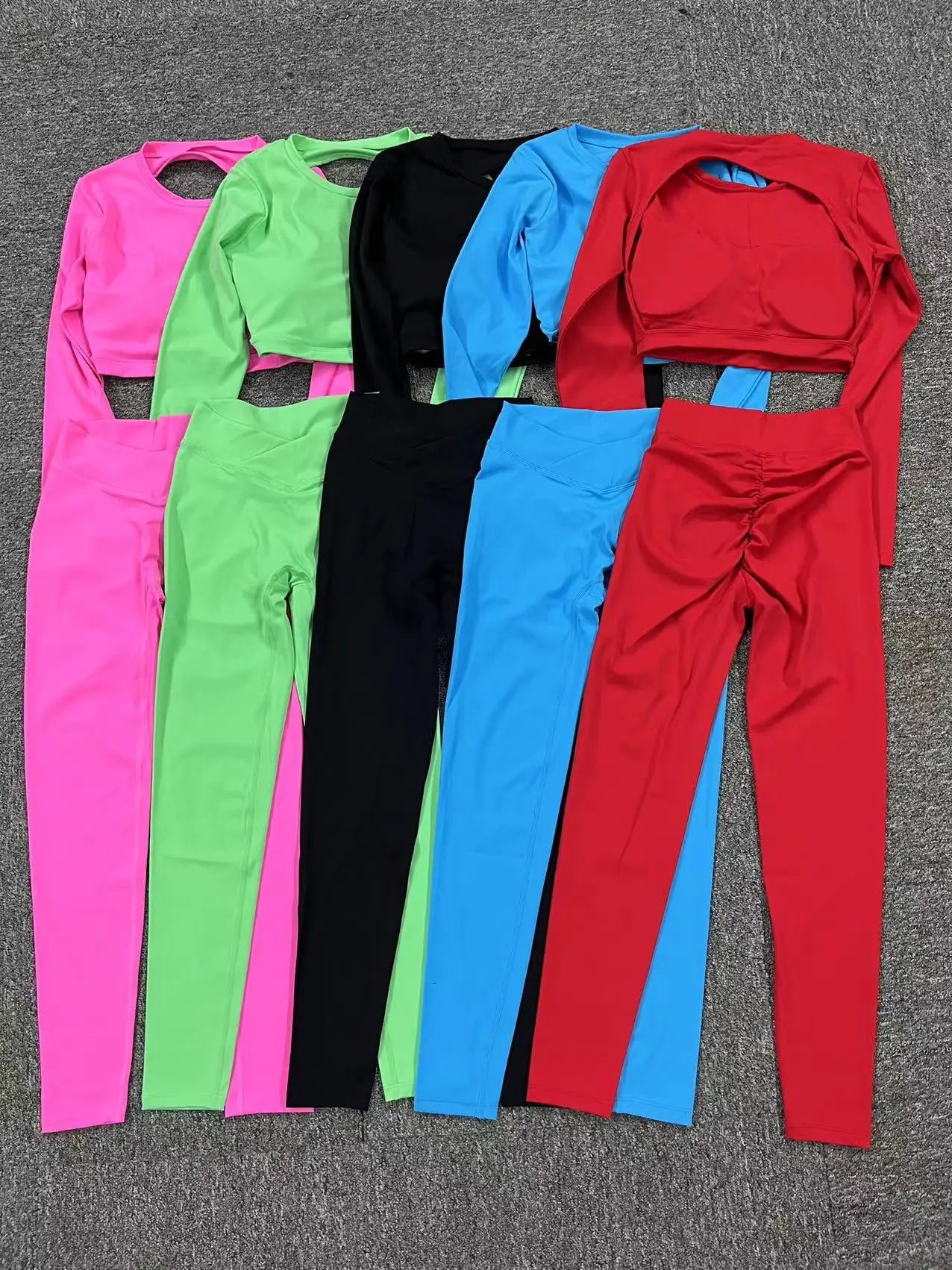 2PCS Yoga Suit Sports Set Women Clothes Gym Set