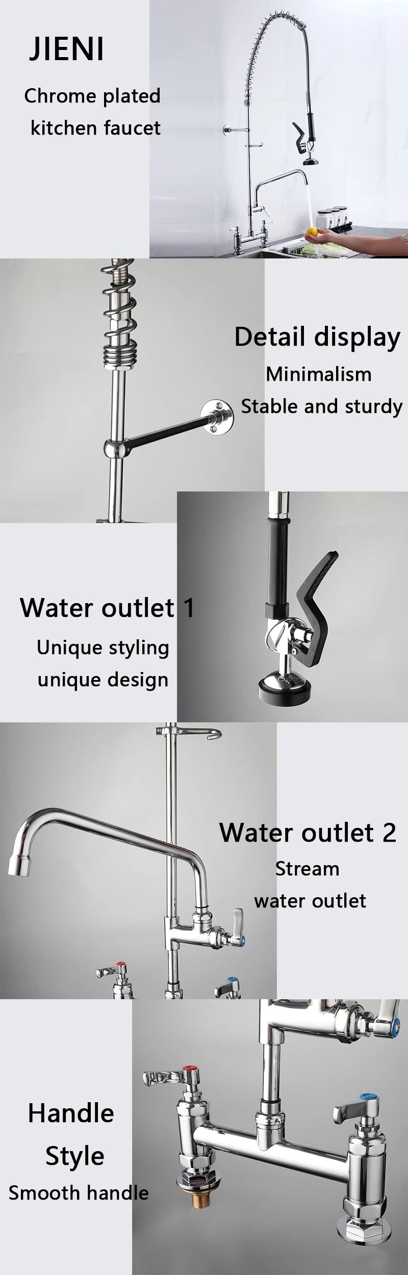 Industrial Style Kitchen Tap