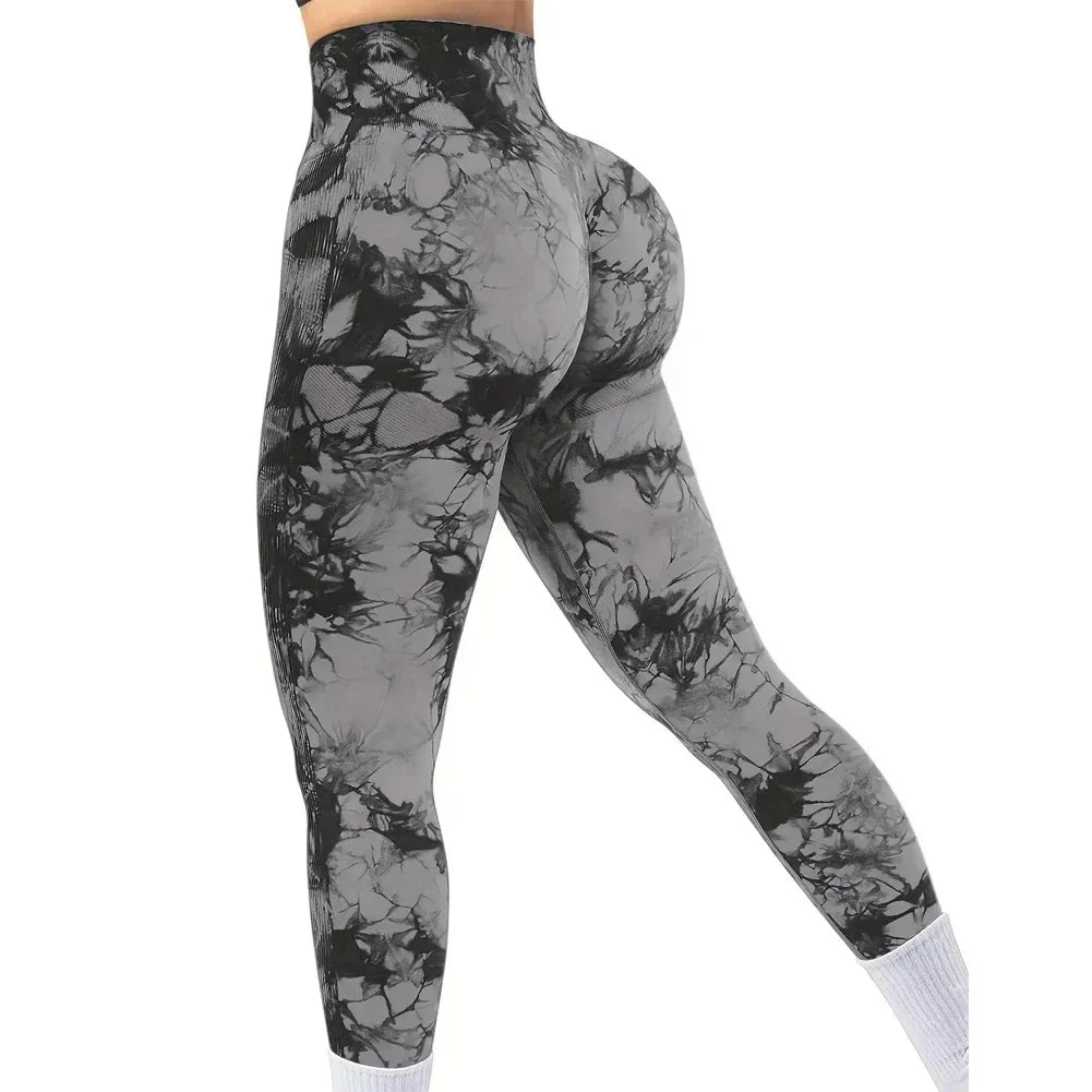 Tie-Dye Seamless Yoga Pants