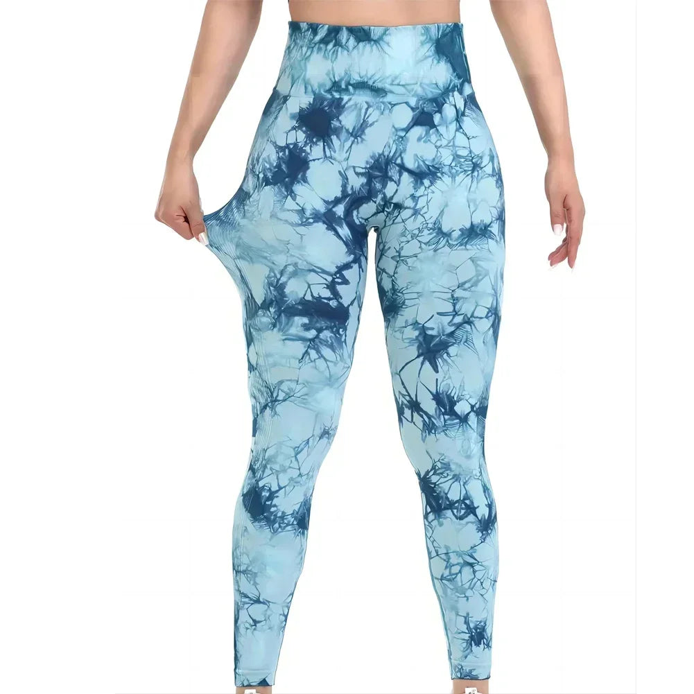 Tie-Dye Seamless Yoga Pants